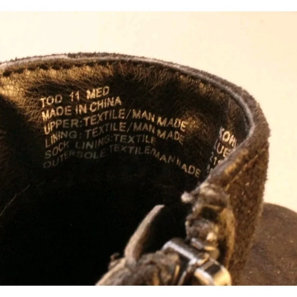 Jumping Beans Luella Toddler Girls‎ 11 Black Glitter Ankle Boots Side Zip